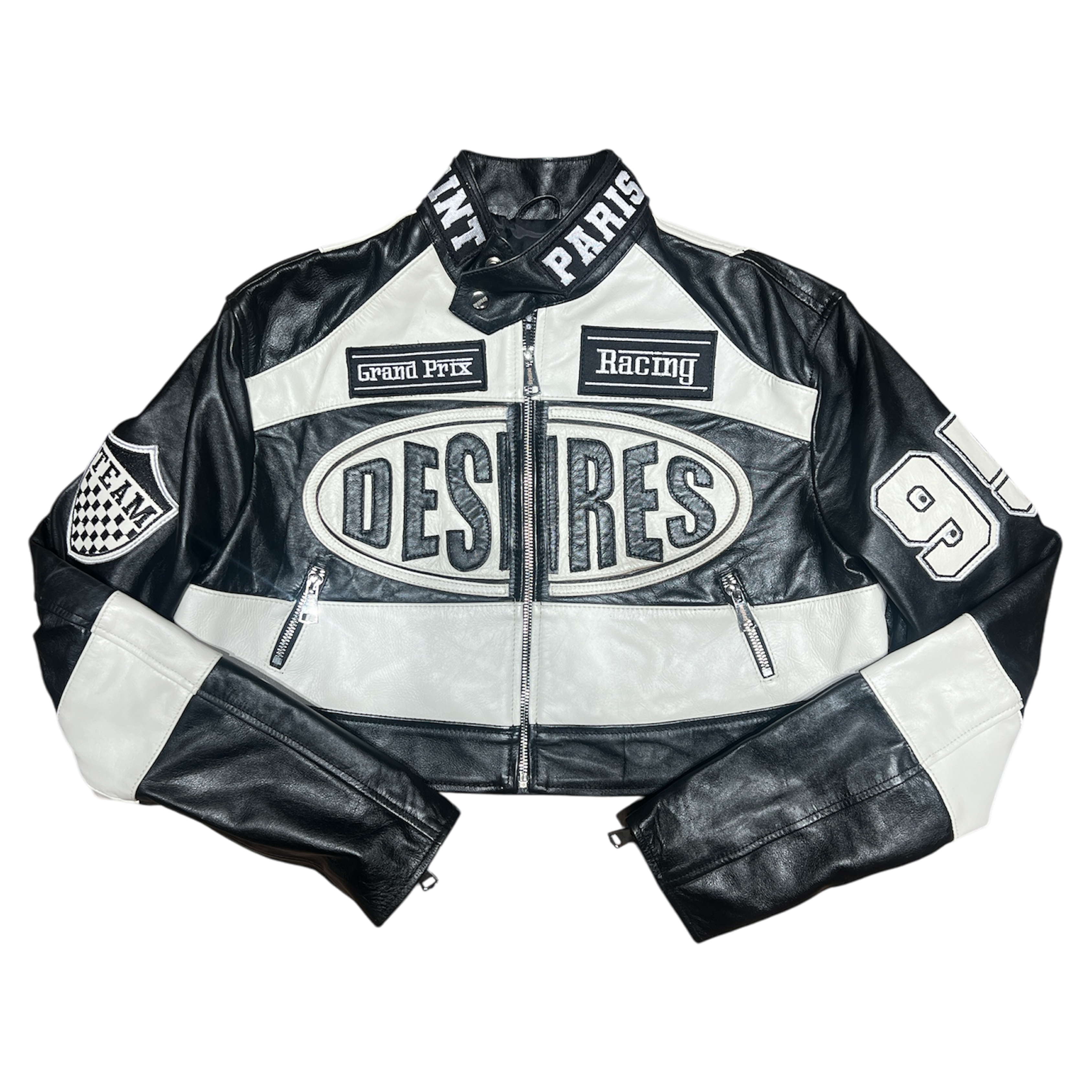 Cropped Womens Desires Racing Jacket